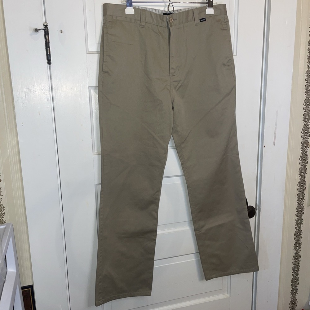 Matix Khaki Chino Pants Slacks 34 Straight Legs Nice